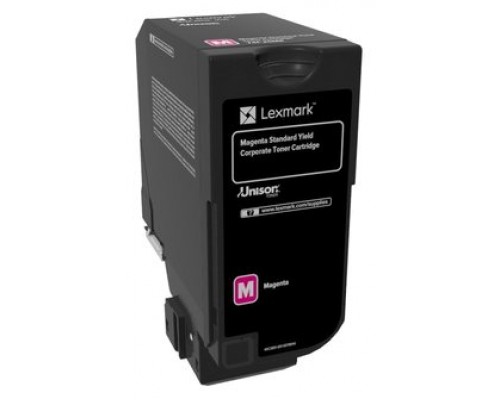 Lexmark CS720, CS725, CX725 Cartucho Corporativo magenta (7 000 paginas)