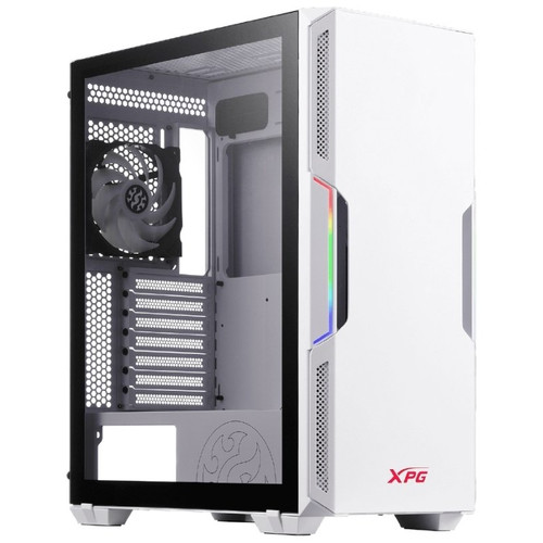 CAJA GAMING XPG STARKER ATX 2XUSB SIN FUENTE ARGB BLANCO-SX20 CAJA GAMING XPG STARKER ATX 2XUSB SIN FUENTE ARGB BLANCO