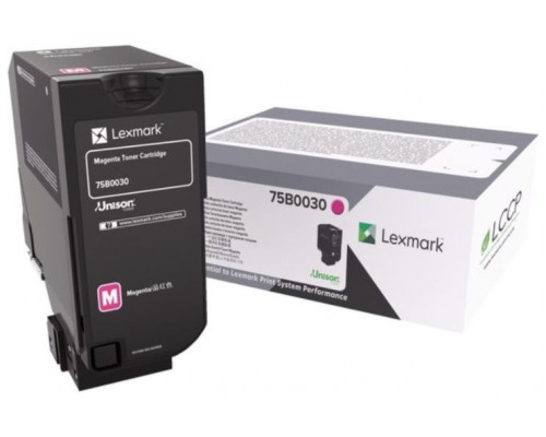 Lexmark CS/CX 727, CS728 Cartucho de toner magenta