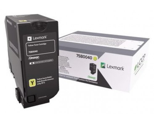 Lexmark CS/CX 727, CS728 Cartucho de toner amarillo