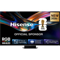 TELEVISOR 75"" RGB MINILED UHD 4K QUANTUM DOT 180Hz 75UR9S SMART TV HISENSE (Espera 4 dias)