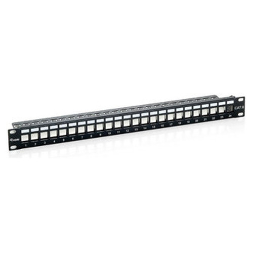 PATCH PANEL 24 PUERTOS CAT.6 APANTALLADO VACIO COLOR-SX30 PATCH PANEL 24 PUERTOS CAT.6 APANTALLADO VACIO COLOR