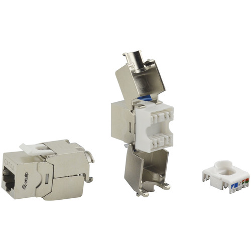 EQUIP Cat.6A Conector Keystone Apantallado Toolfree, 8 unidades/juego