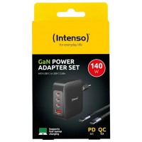 Intenso | KIT Cargador GaN W140A3C + Cable USB-C