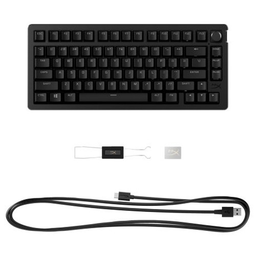 HP HYPERX ALLOY RISE 75 - GAMING KEYBOARDS - 7G7A4AA#ABE (Espera 4 dias)-SX30 HP HYPERX ALLOY RISE 75 - GAMING KEYBOARDS - 7G7A4AA#ABE (Espera 4 dias)