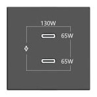 KRAMER CONNECT - ROOM CONNECTIVITY BLACK 2 PORTS USBC 130W ( (Espera 4 dias)-SX30 KRAMER CONNECT - ROOM CONNECTIVITY BLACK 2 PORTS USBC 130W ( (Espera 4 dias)