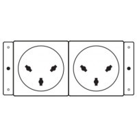 Kramer Electronics TS-2IL toma de corriente (Espera 4 dias)