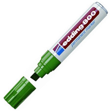 EDDING Marcador permanente 800 punta biselada trazo 4 -12mm verde