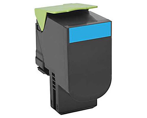 Lexmark 800H2 Cartucho de toner cian de alto rendimiento (3k)