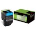 LEXMARK 802C Toner Retornable Cian (1k)