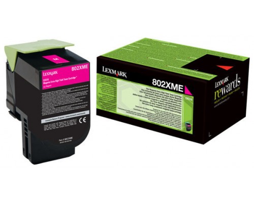 LEXMARK TONER MAGENTA EXTRA ALTO RENDIMIENTO 802XM (4000 PAG) / CORPORATIVO