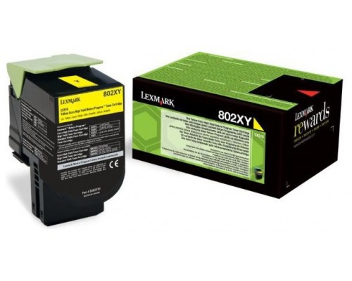 LEXMARK TONER 802XY AMARILLO 80C2XY0 CX510