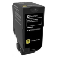 Lexmark CX725 Cartucho de toner amarillo de alto rendimiento Retornable