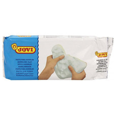 JOVI PASTILLA PASTA MODELAR AIR DRY ENDURECIBLE AL AIRE 1000G BLANCO