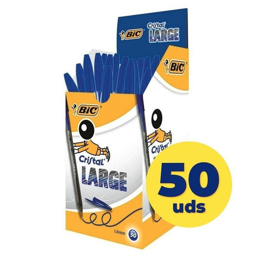 BIC Boligrafo Cristal Large azul-IR57 BIC Boligrafo Cristal Large azul
