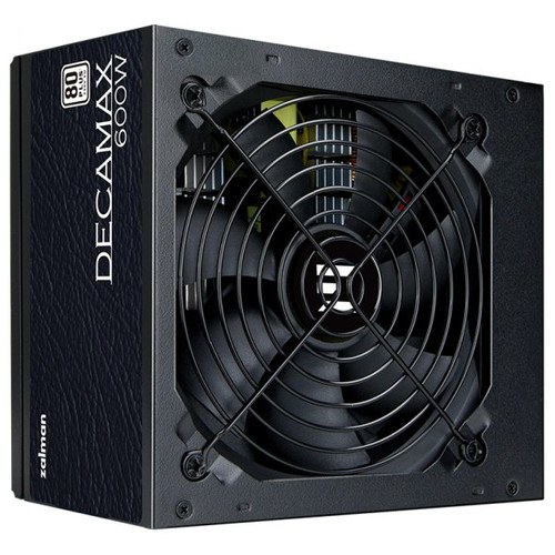 FUENTE DE ALIMENTACION ZALMAN DECAMAX 600W 80+ STANDARD ATX NEGRO-SX20 FUENTE DE ALIMENTACION ZALMAN DECAMAX 600W 80+ STANDARD ATX NEGRO