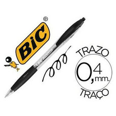 BIC Boligrafo Atlantis Refresh NF trazo 0,7mm negro-IR44 BIC Boligrafo Atlantis Refresh NF trazo 0,7mm negro