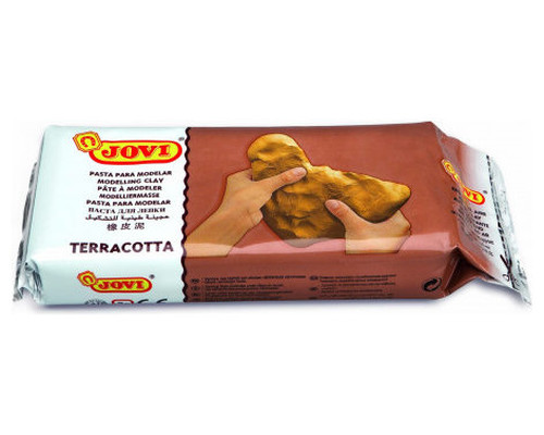 JOVI PASTILLA PASTA MODELAR AIR DRY ENDURECIBLE AL AIRE 1000G TERRACOTA
