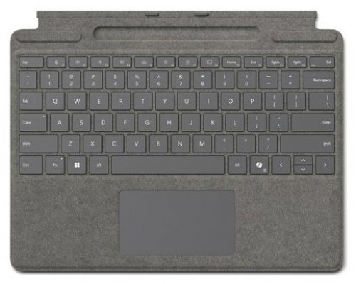 MICROSOFT SURFACE PRO 8/9/10/COPILOT+ TYPE COVER PLATA (Espera 4 dias)