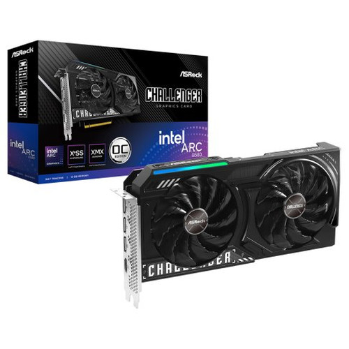 Asrock Intel Arc B580 Challenger 12GB OC Arc A580 GDDR6 (Espera 4 dias)-SX20 Asrock Intel Arc B580 Challenger 12GB OC Arc A580 GDDR6 (Espera 4 dias)