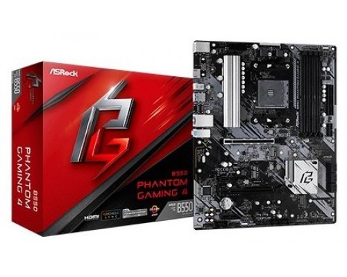 Asrock B550 Phantom Gaming 4 AMD B550 Zócalo AM4 ATX (Espera 4 dias)