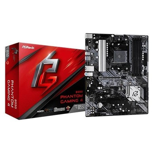 Asrock B550 Phantom Gaming 4 AMD B550 Zócalo AM4 ATX (Espera 4 dias)-SX20 Asrock B550 Phantom Gaming 4 AMD B550 Zócalo AM4 ATX (Espera 4 dias)