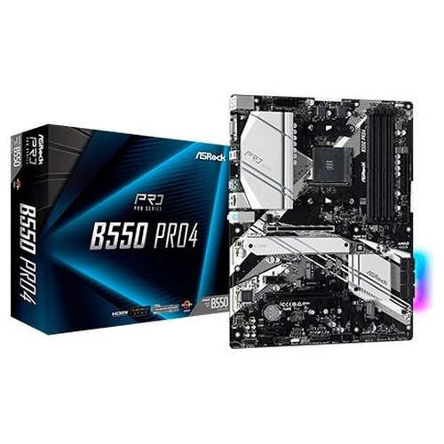 Asrock B550 Pro4 Zócalo AM4 ATX AMD B550 (Espera 4 dias)-SX20 Asrock B550 Pro4 Zócalo AM4 ATX AMD B550 (Espera 4 dias)