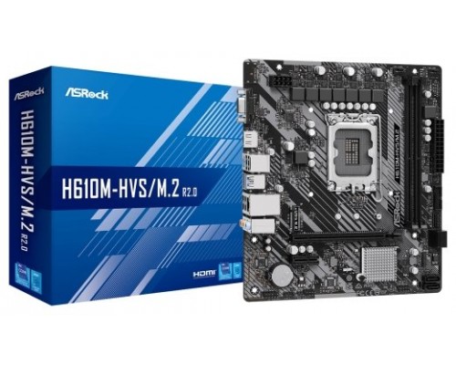 PB S1700 ASROCK H610M-HVS/M.2 2DDR4 SATA PCIE HDMI DVI