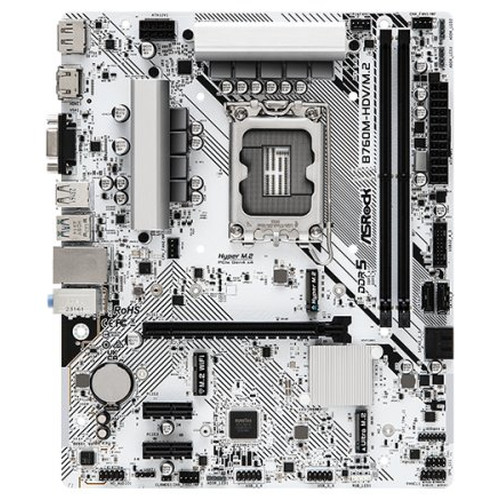 Asrock B760M-HDV/M.2 placa base Intel B760 LGA 1700 micro ATX (Espera 4 dias)