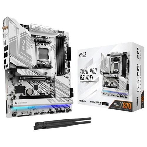 Asrock X870 Pro RS WiFi AMD X870 Z&oacute;calo AM5 ATX (Espera 4 dias)