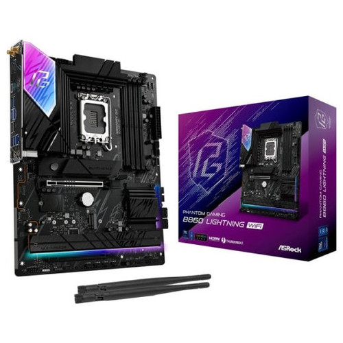 Asrock B860 Lightning WiFi Intel B860 LGA 1851 (Socket V1) ATX (Espera 4 dias)