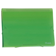 DOHE Clasificador acordeon PP A4 traslucido verde-IR31 DOHE Clasificador acordeon PP A4 traslucido verde