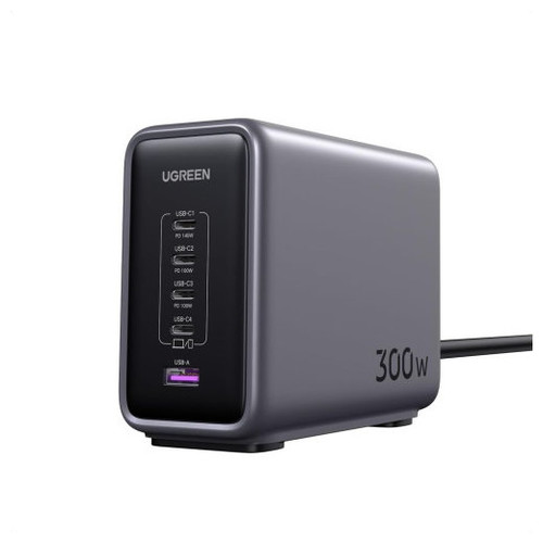 Ugreen 90903B cargador de dispositivo móvil Universal Negro, Gris Corriente alterna Carga rápida Interior (Espera 4 dias)-SX35 Ugreen 90903B cargador de dispositivo móvil Universal Negro, Gris Corriente alterna Carga rápida Interior (Espera 4 dias)
