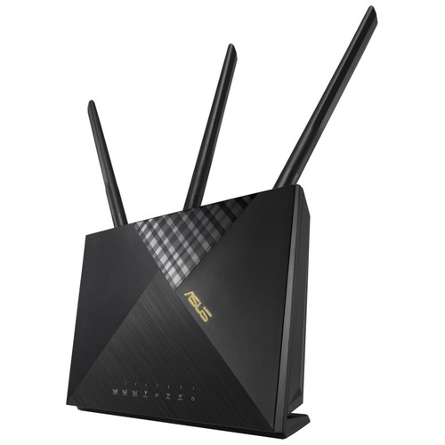 ASUS 4G-AX56 router inal&aacute;mbrico Gigabit Ethernet Doble banda (2,4 GHz / 5 GHz) 3G Negro (Espera 4 dias)