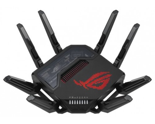ASUS ROG Rapture GT-BE98 router inalámbrico 10 Gigabit Ethernet Quad-band (2.4 GHz / 5 GHz-1 / 5 GHz-2 / 6 GHz) Negro (Espera 4 dias)