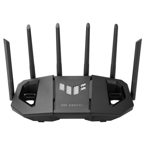 ASUS 90IG0A30-MO9C00 router inalámbrico 2.5 Gigabit Ethernet Tribanda (2.4 GHz / 5 GHz / 6 GHz) Negro (Espera 4 dias)-SX30 ASUS 90IG0A30-MO9C00 router inalámbrico 2.5 Gigabit Ethernet Tribanda (2.4 GHz / 5 GHz / 6 GHz) Negro (Espera 4 dias)