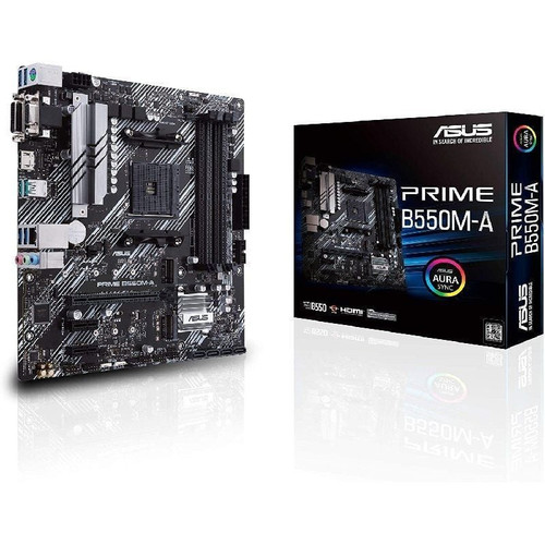 ASUS PRIME B550M-A AMD B550 Z&oacute;calo AM4 micro ATX (Espera 4 dias)