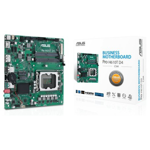 ASUS Pro H610T D4-CSM Intel H610 LGA 1700 mini ITX (Espera 4 dias)