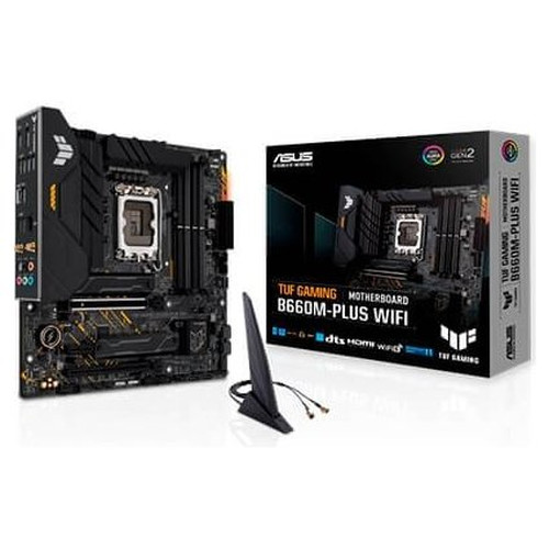 ASUS TUF GAMING B660M-PLUS WIFI Intel B660 LGA 1700 micro ATX (Espera 4 dias)-SX20 ASUS TUF GAMING B660M-PLUS WIFI Intel B660 LGA 1700 micro ATX (Espera 4 dias)