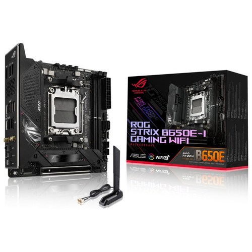 ASUS ROG STRIX B650E-I GAMING WIFI AMD B650 Zócalo AM5 mini ITX (Espera 4 dias)-SX20 ASUS ROG STRIX B650E-I GAMING WIFI AMD B650 Zócalo AM5 mini ITX (Espera 4 dias)