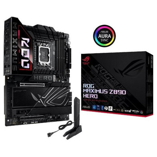 PLACA ASUS ROG MAXIMUS Z890 HERO,INTEL,1851,Z890,4DDR5,WIFI (Espera 4 dias)-SX20 PLACA ASUS ROG MAXIMUS Z890 HERO,INTEL,1851,Z890,4DDR5,WIFI (Espera 4 dias)