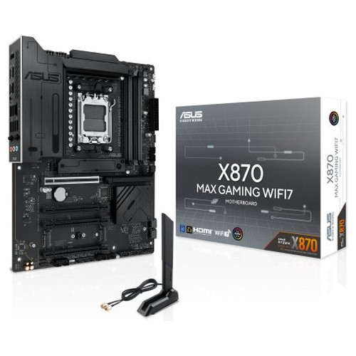 ASUS X870 MAX GAMING WIFI7 AMD X870 Zócalo AM5 ATX (Espera 4 dias)-SX20 ASUS X870 MAX GAMING WIFI7 AMD X870 Zócalo AM5 ATX (Espera 4 dias)