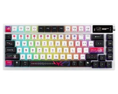 ASUS ROG Azoth X teclado Juego USB + RF Wireless + Bluetooth Negro, Blanco (Espera 4 dias)