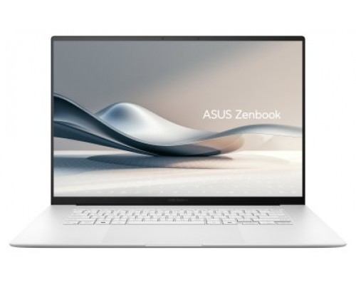 ASUS Zenbook S 16 OLED UM5606WA-RK351W - Ordenador Portátil 16" WQXGA+ 120Hz (AMD Ryzen AI 9 HX 370, 32GB RAM, 1TB SSD, Radeon 890M, Windows 11 Home) Blanco Escandinavi - Teclado QWERTY español (Espera 4 dias)