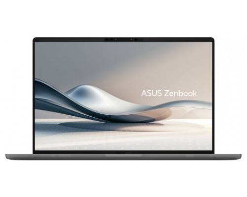 ASUS Zenbook A14 OLED UX3407QA-QD333W Copilot+ PC - Ordenador Portátil 14" WUXGA (Qualcomm Snapdragon X1-26-100, 32GB RAM, 512GB SSD, Qualcomm Adreno GPU, Windows 11 Home) Gris Islandia - Teclado QWERTY español (Espera 4 dias)