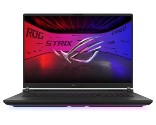 ASUS ROG Strix SCAR 18 G835LX-SA046W - Ordenador Portátil Gaming de 18" WQXGA 240Hz (Intel Core Ultra 9 275HX, 64GB RAM, 4TB SSD, NVIDIA RTX 5090 24GB, Windows 11 Home) Negro - Teclado QWERTY español (Espera 4 dias)