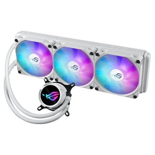 ASUS ROG Strix LC III 360 ARGB White Edition Procesador Kit de refrigeraci&oacute;n l&iacute;quida 12 cm Blanco (Espera 4 dias)