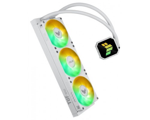 ASUS TUF Gaming LC III 360 ARGB White Edition Carcasa del ordenador Sistema de refrigeración líquida todo en uno 12 cm Blanco (Espera 4 dias)