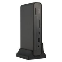 ASUS Triple Display USB-C Dock Duo DC301 Al&aacute;mbrico Negro (Espera 4 dias)