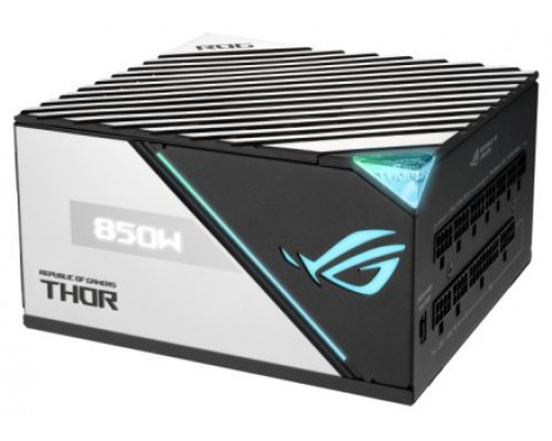 ASUS ROG THOR 850W Platinum II unidad de fuente de alimentación 20+4 pin ATX Negro, Azul, Gris (Espera 4 dias)